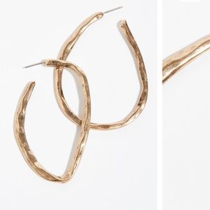 Free People Ribbon Hoop Earrings